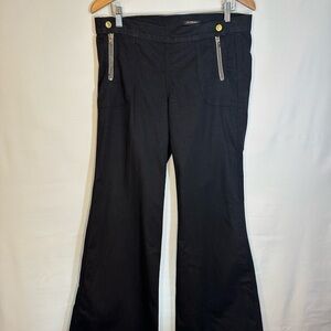 7 For All Mankind Black Flare Jeans